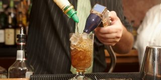 Bartender Pouring Drink